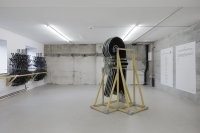 <p>Exhibition view, <em>commuted, ordered, incited, assisted or otherwise participated</em>, 2023, For, Basel , CH<br />
Image: Gina Folly</p>
