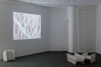 <p>Exhibition View, <em>Gemini II</em>, 2018<br />
Anorak at Solitude Project Space, Stuttgart, DE<br />
Image: Florian Model</p>
